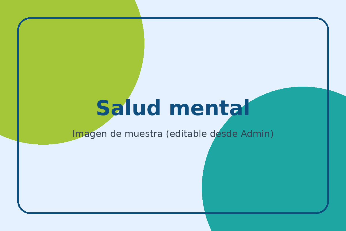 Fisioterapia en salud mental